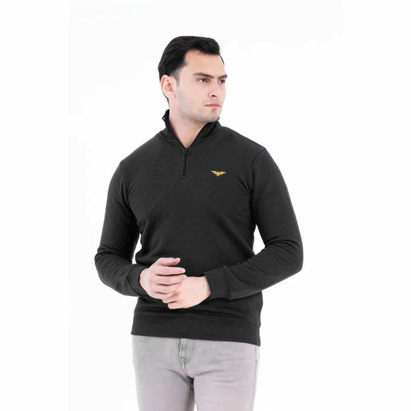 Premium Men's Fleece Quarter Zipper Sweatshirt