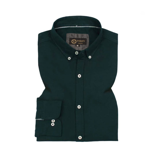 Forest Green Elegant Oxford Shirt