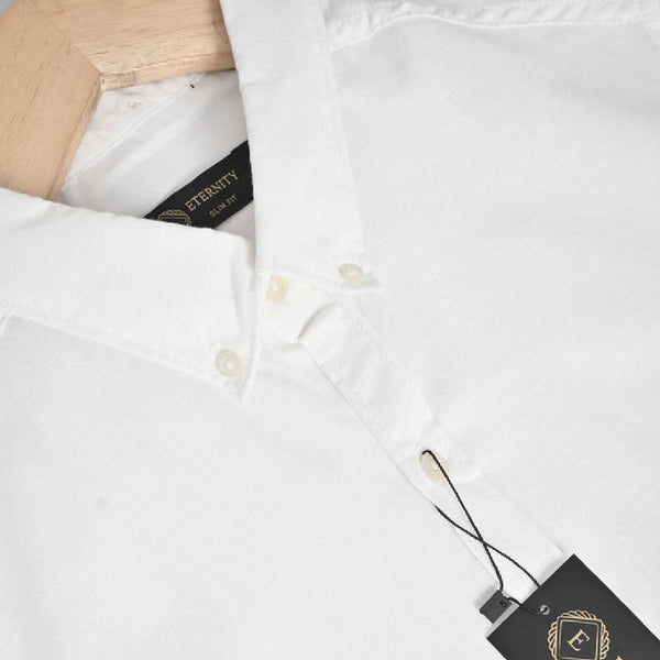 Oxford White Casual Shirt